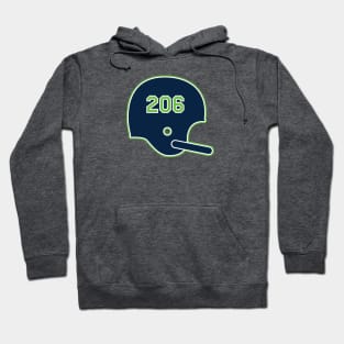 Seattle Seahawks 206 Helmet Hoodie